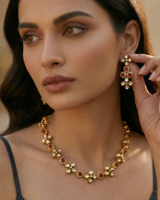 Saira Bloom Kundan Necklace