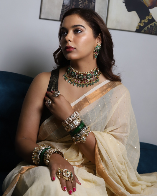 Mehera Pachi Kundan Choker