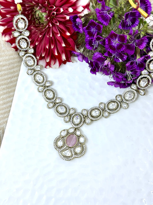 Blush Aurelia Moissanite Set