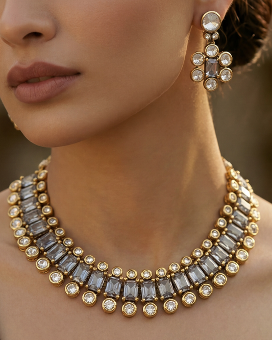 Zyana Dual Tone Necklace