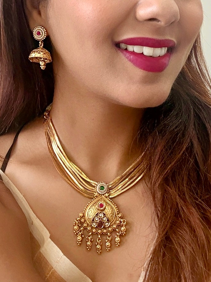 Temple Leaf Drop Set