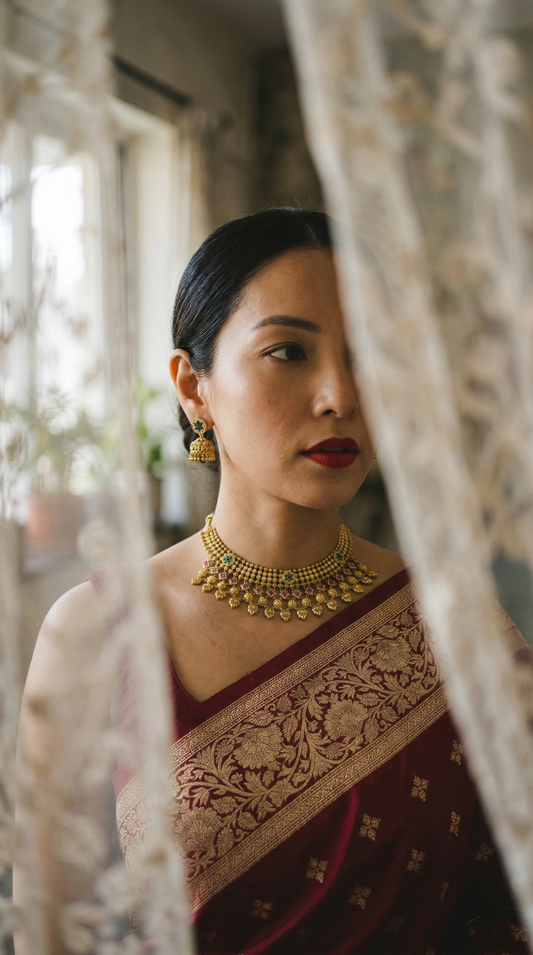 Svarn Phoolkali Necklace Set