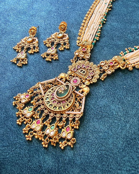 Vaidehi Heritage Kantha Mala Set