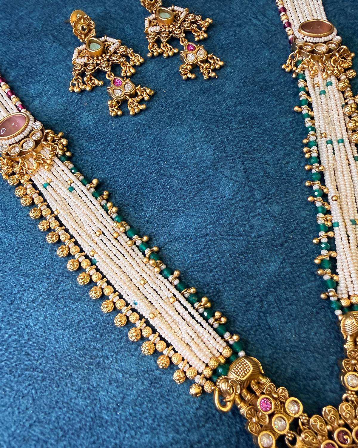 Vaidehi Heritage Kantha Mala Set