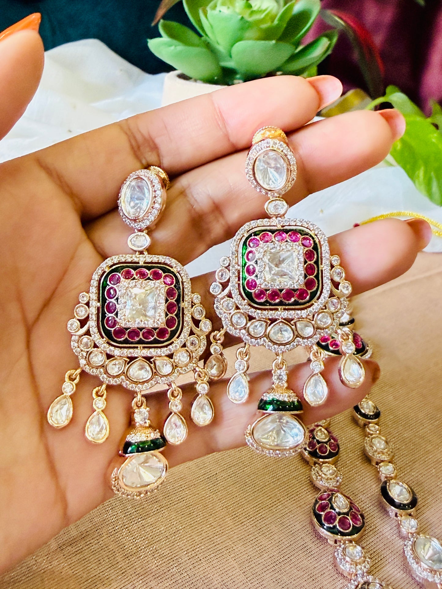 Regal Rosé Moissanite Raani Haar