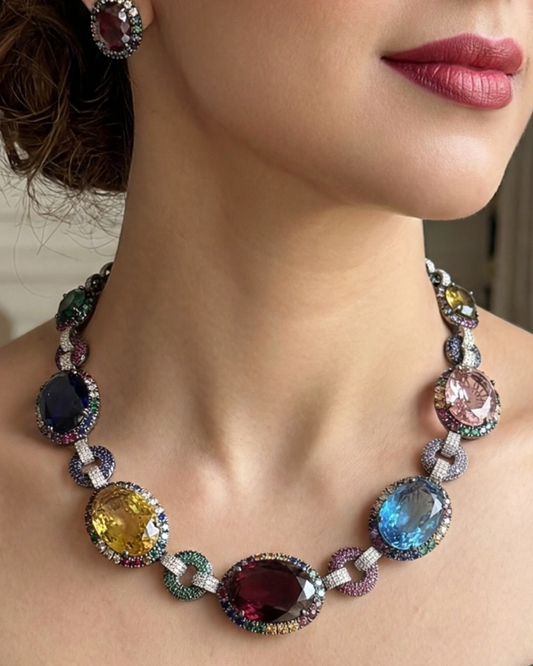 Azelia Prism Svaroski Necklace