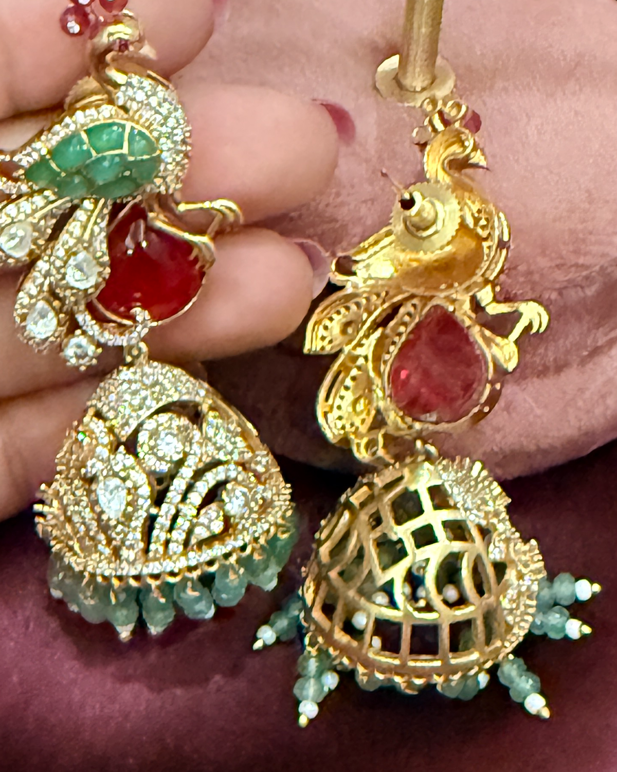 Mayuri Rang Jhumka