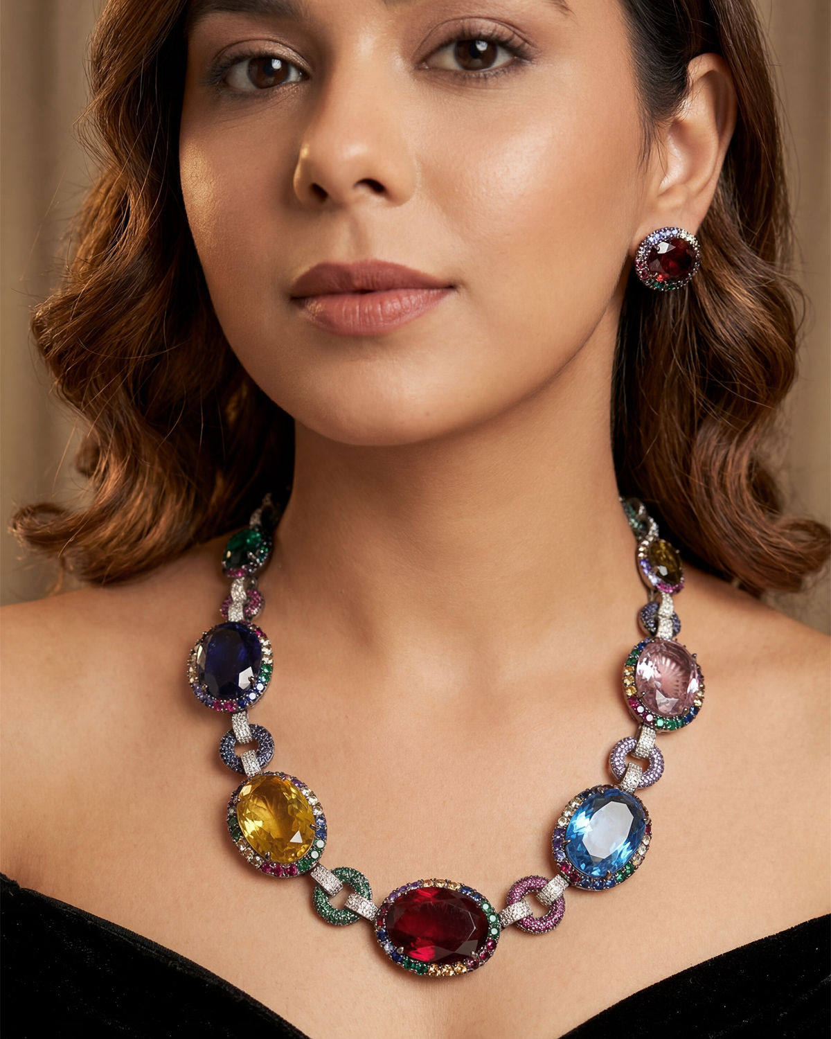 Azelia Prism Svaroski Necklace
