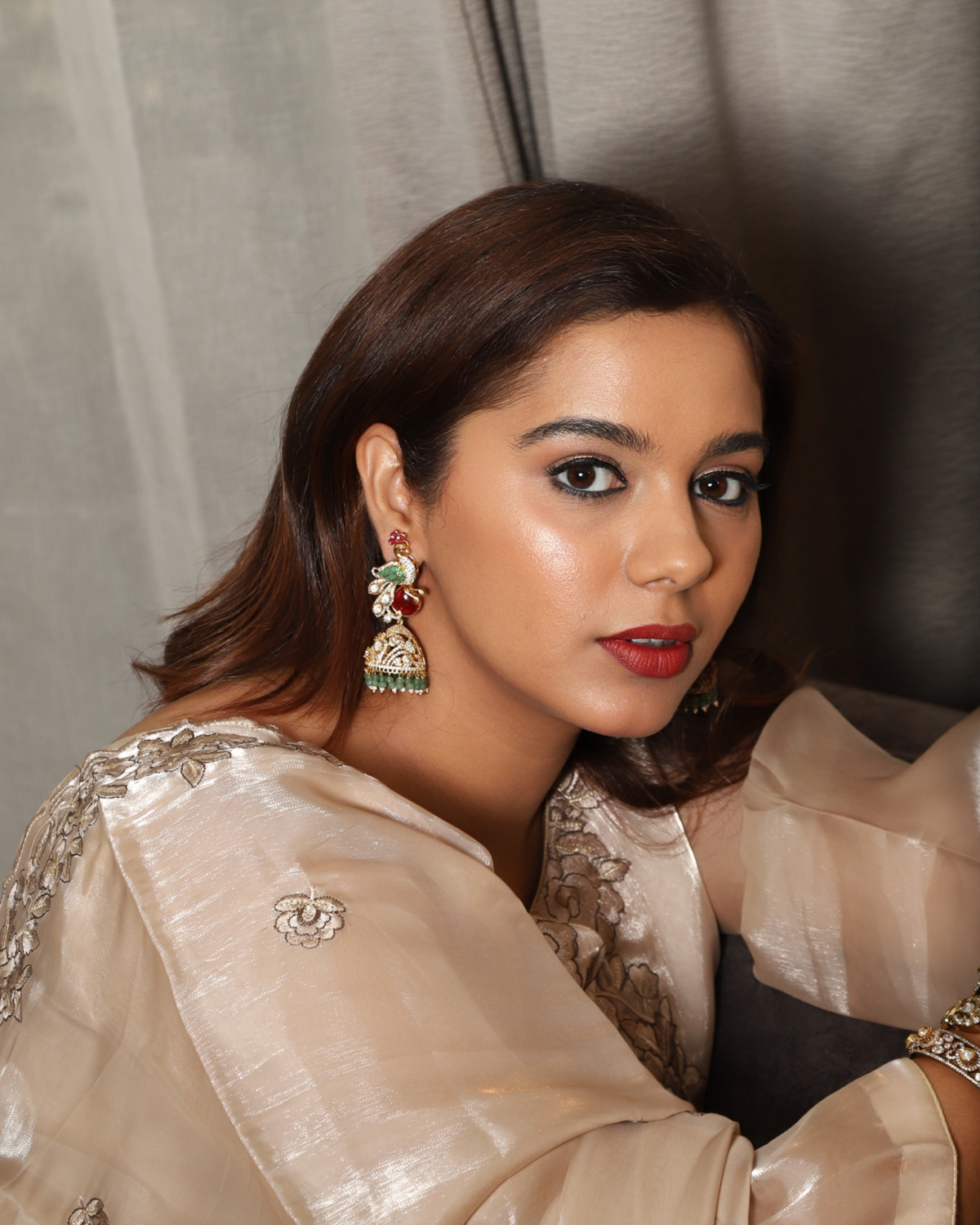 Mayuri Rang Jhumka
