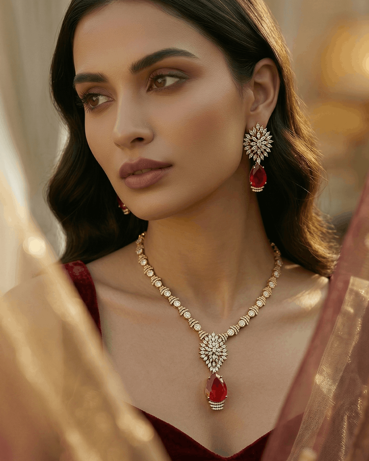 Zoya Radiance Diamond Necklace