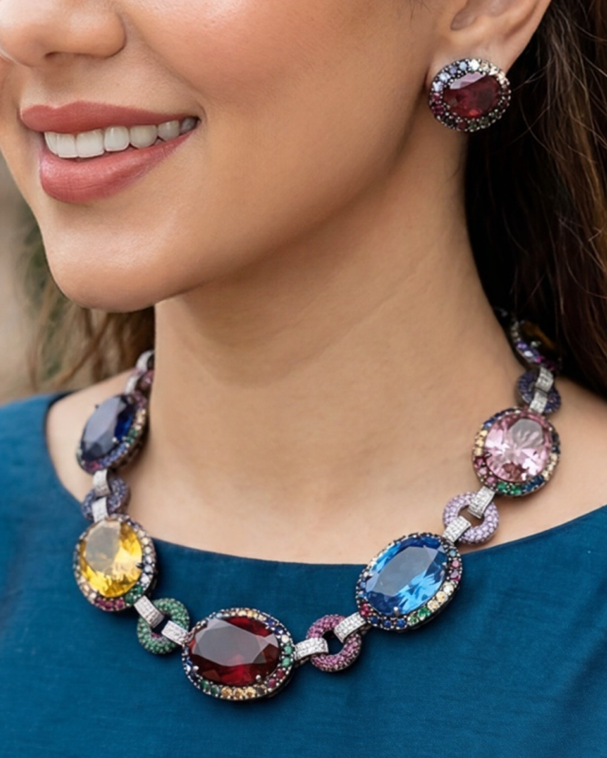 Azelia Prism Svaroski Necklace