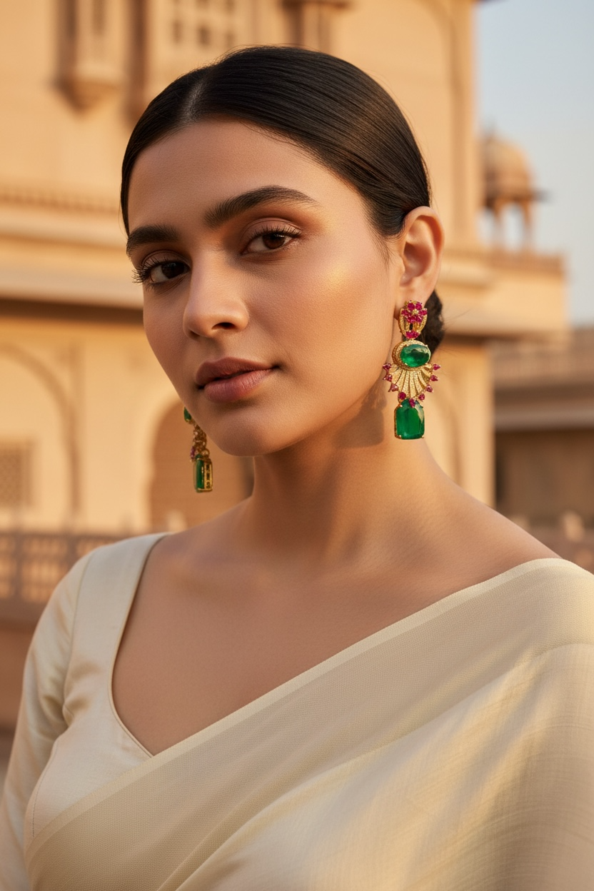 Emerald Surya Royale Set