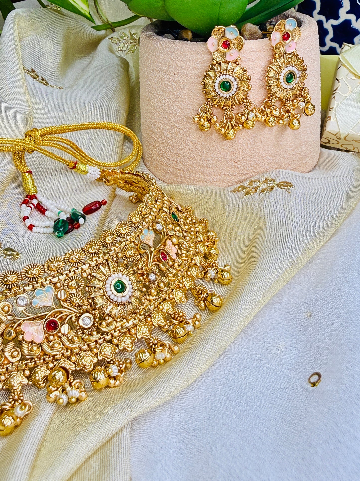 Svarn Rangoli Choker Set