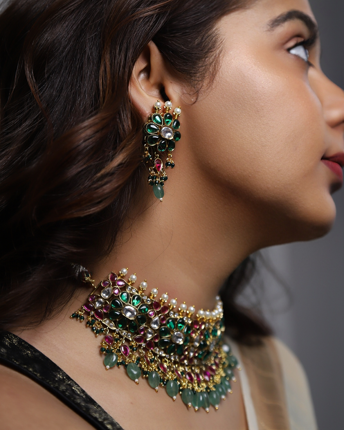 Mehera Pachi Kundan Choker