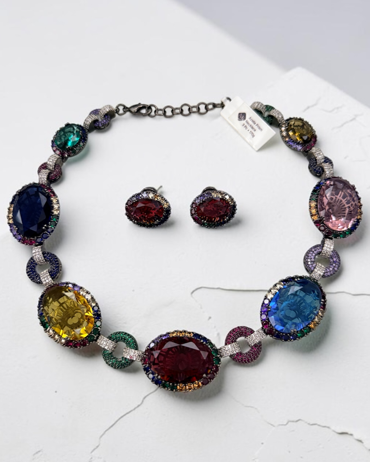 Azelia Prism Svaroski Necklace