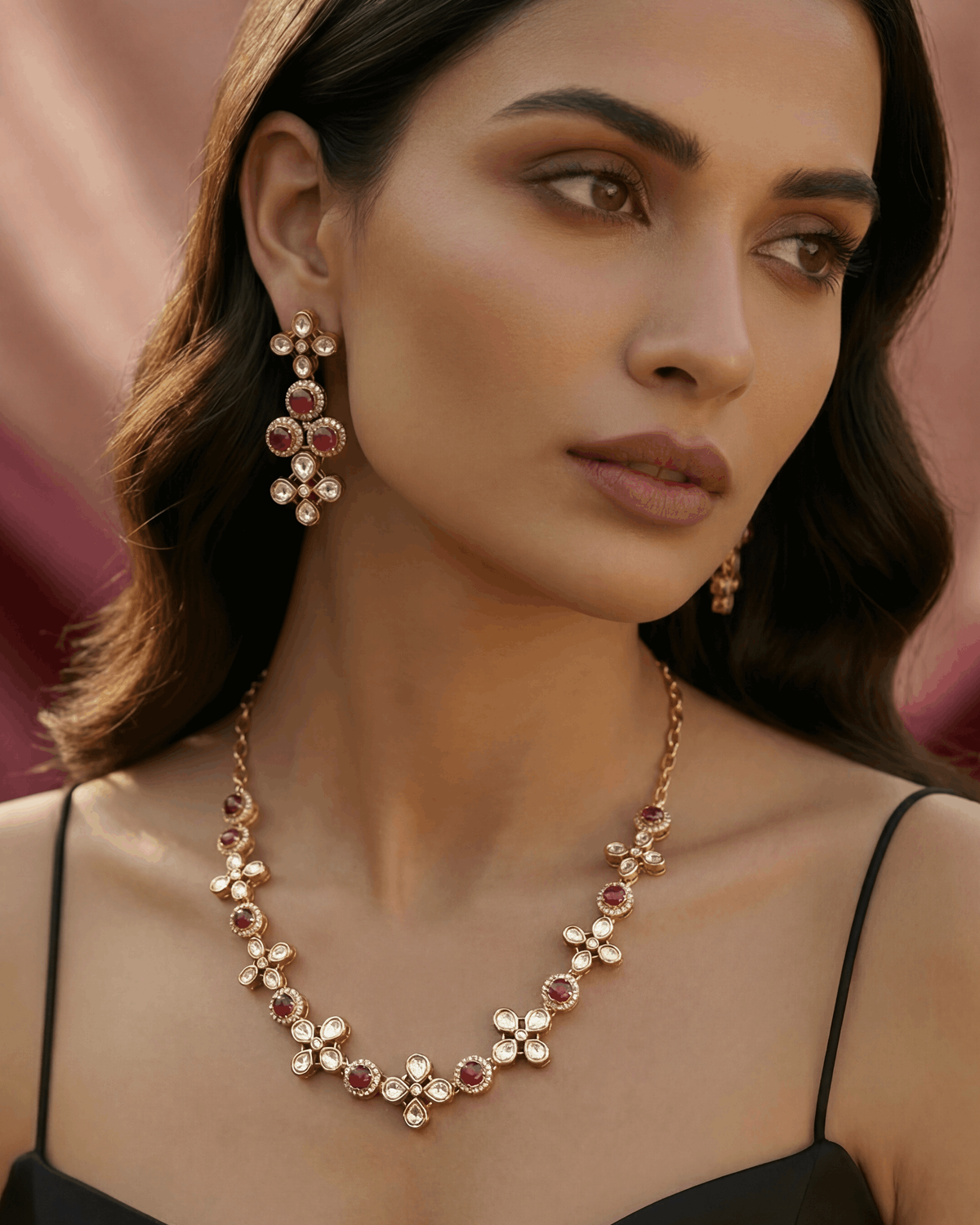 Saira Bloom Kundan Necklace