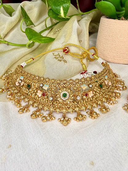 Svarn Rangoli Choker Set