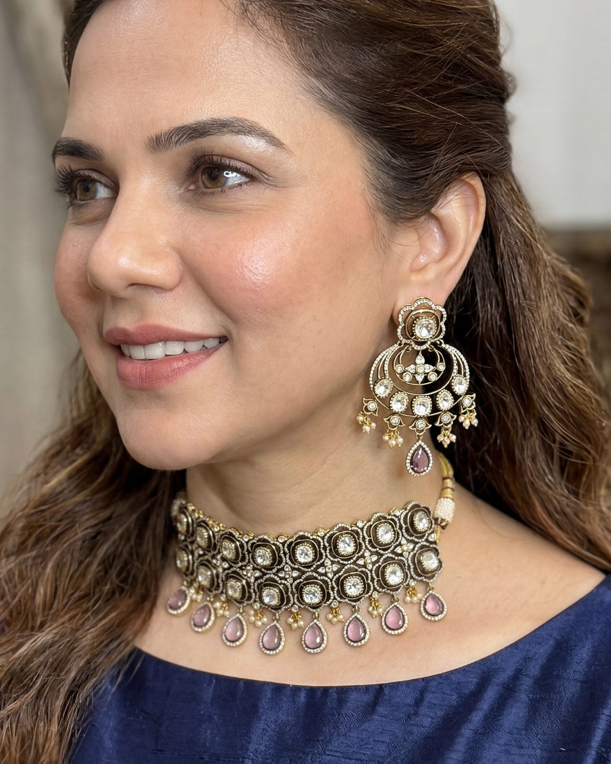 Aarna Polki Kundan Choker