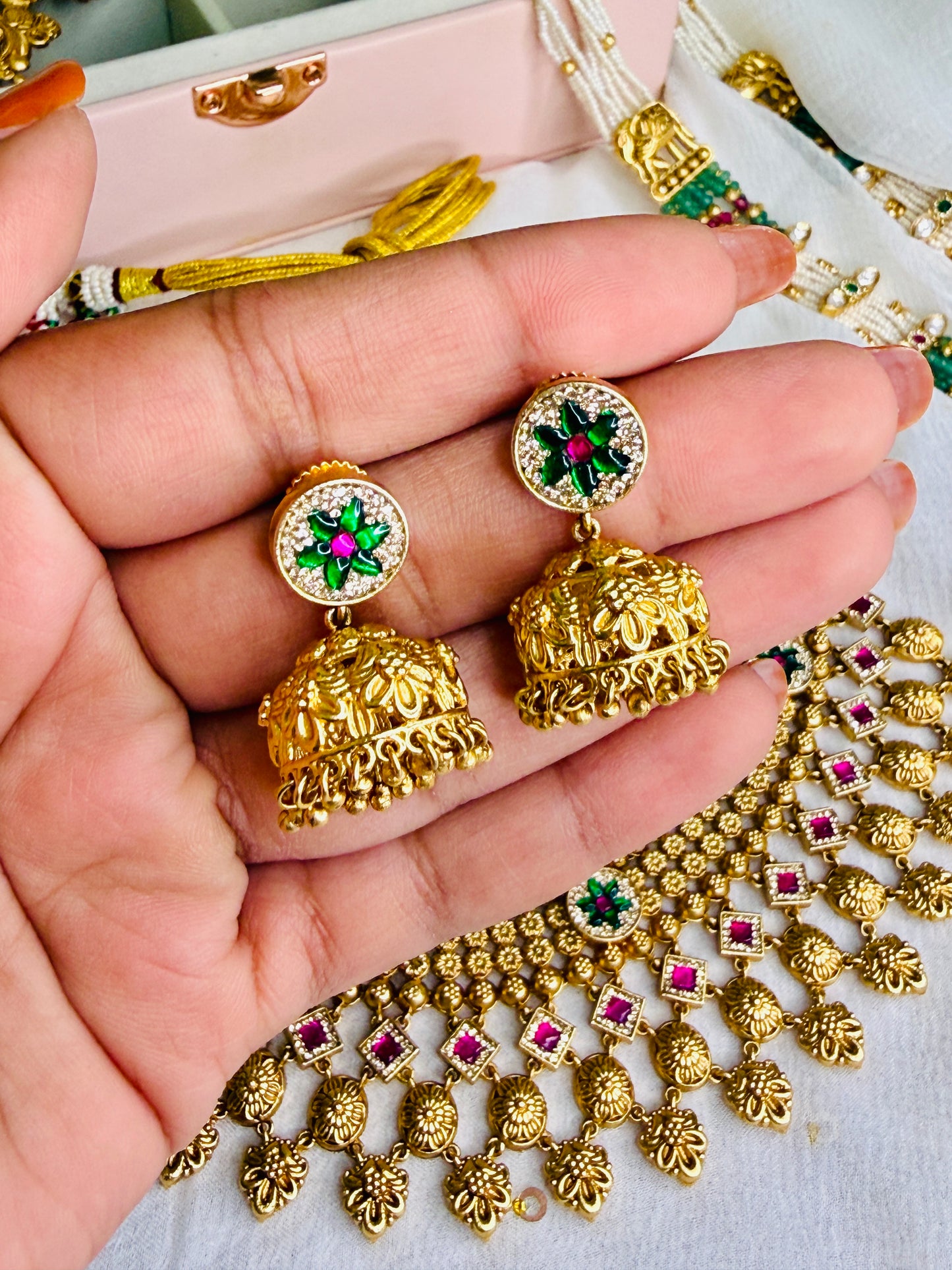 Svarn Phoolkali Necklace Set