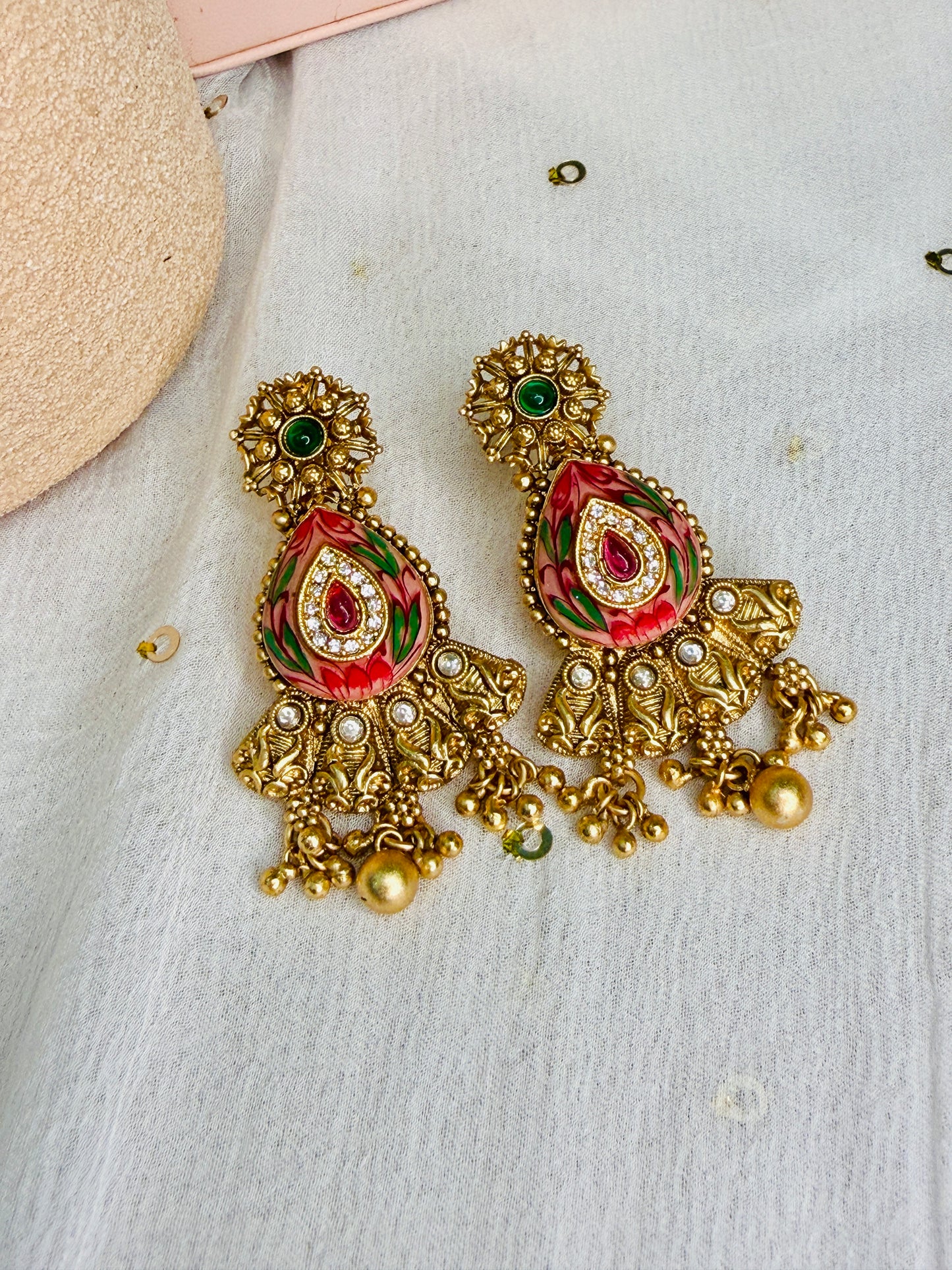 Antique Rajwadi Choker Trio