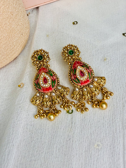 Antique Rajwadi Choker Trio