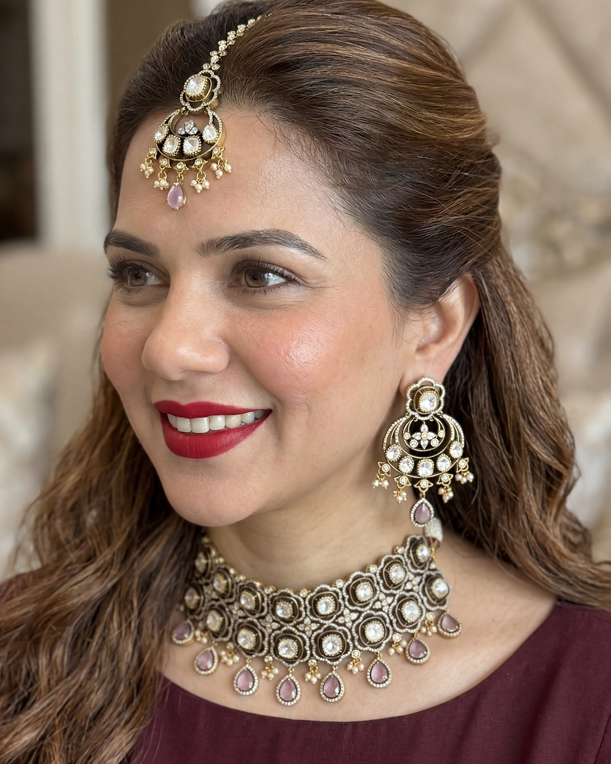 Aarna Polki Kundan Choker