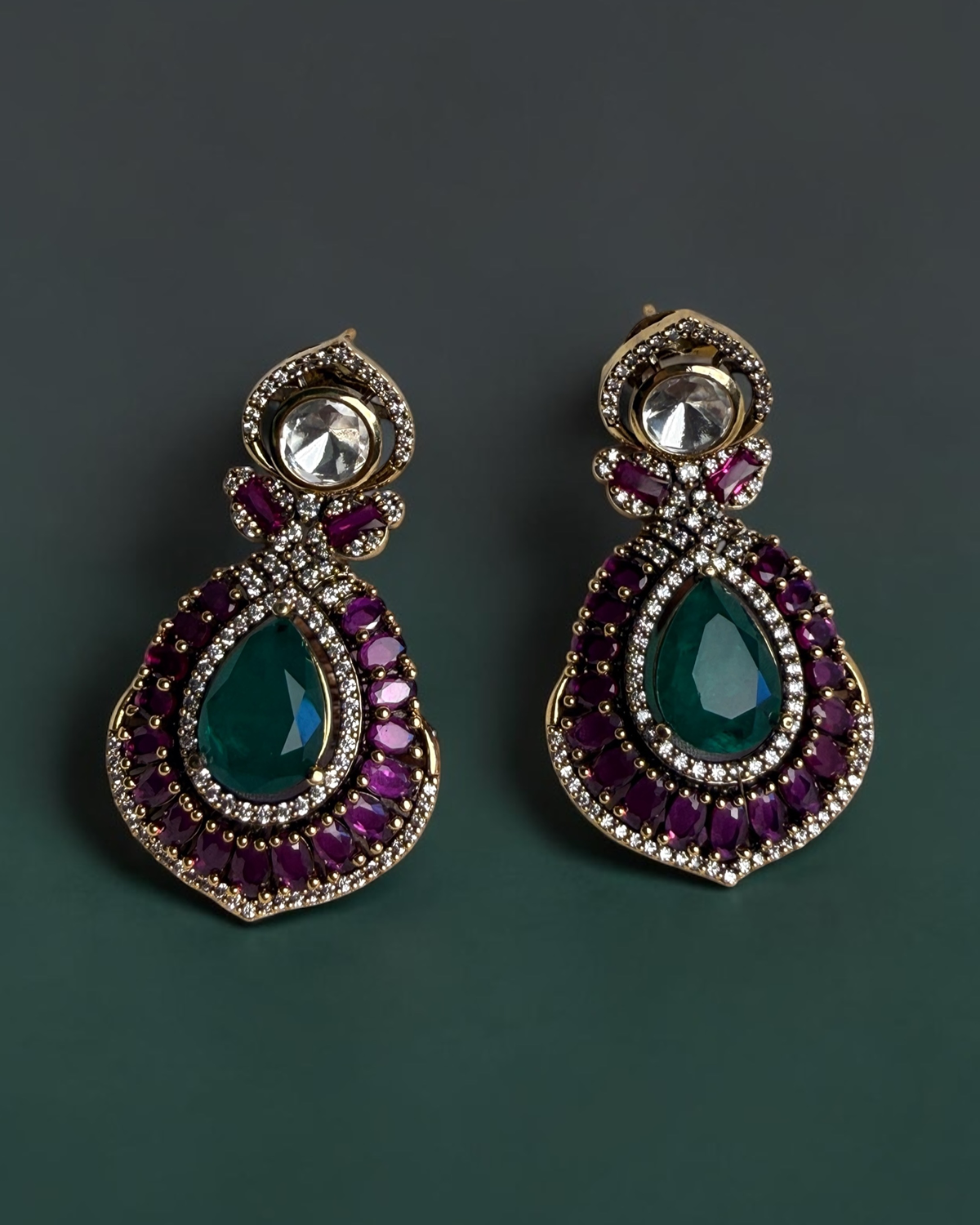 Siara Victorian Moissanite Bridal Set
