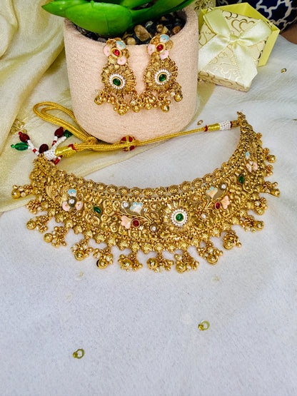 Svarn Rangoli Choker Set