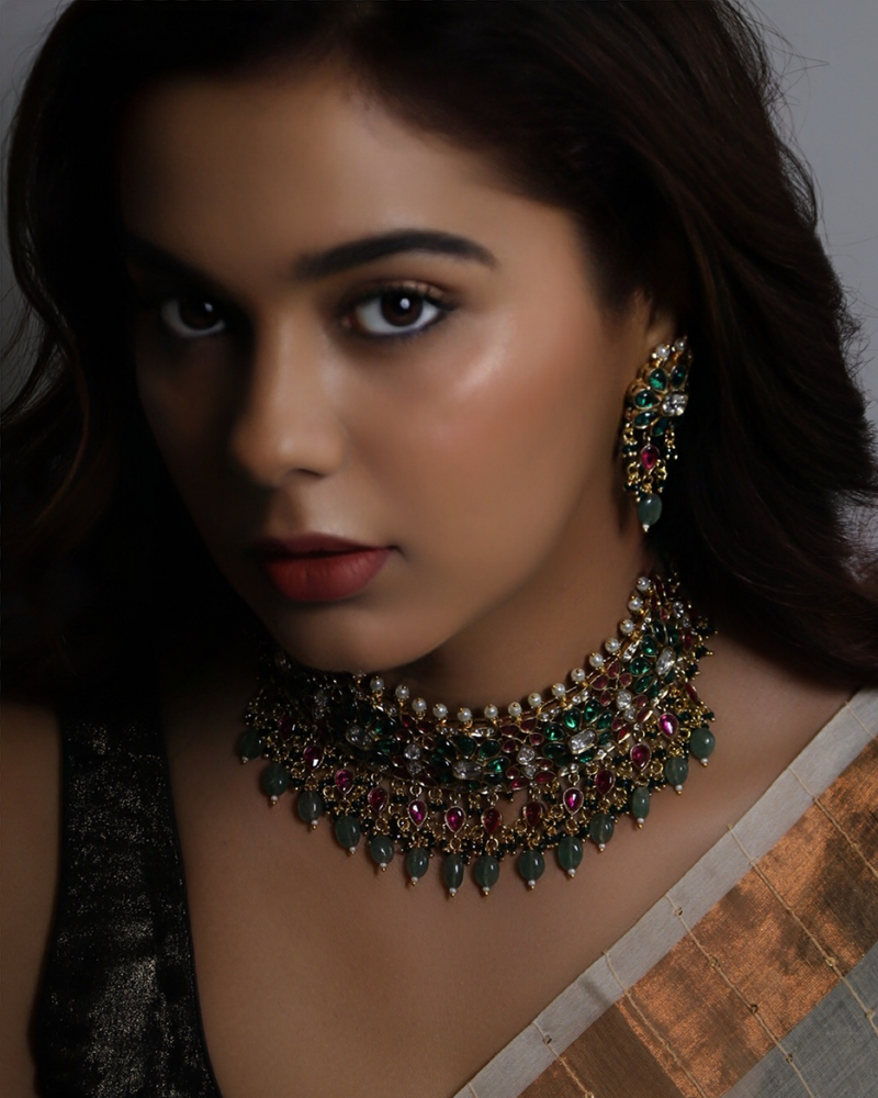 Mehera Pachi Kundan Choker