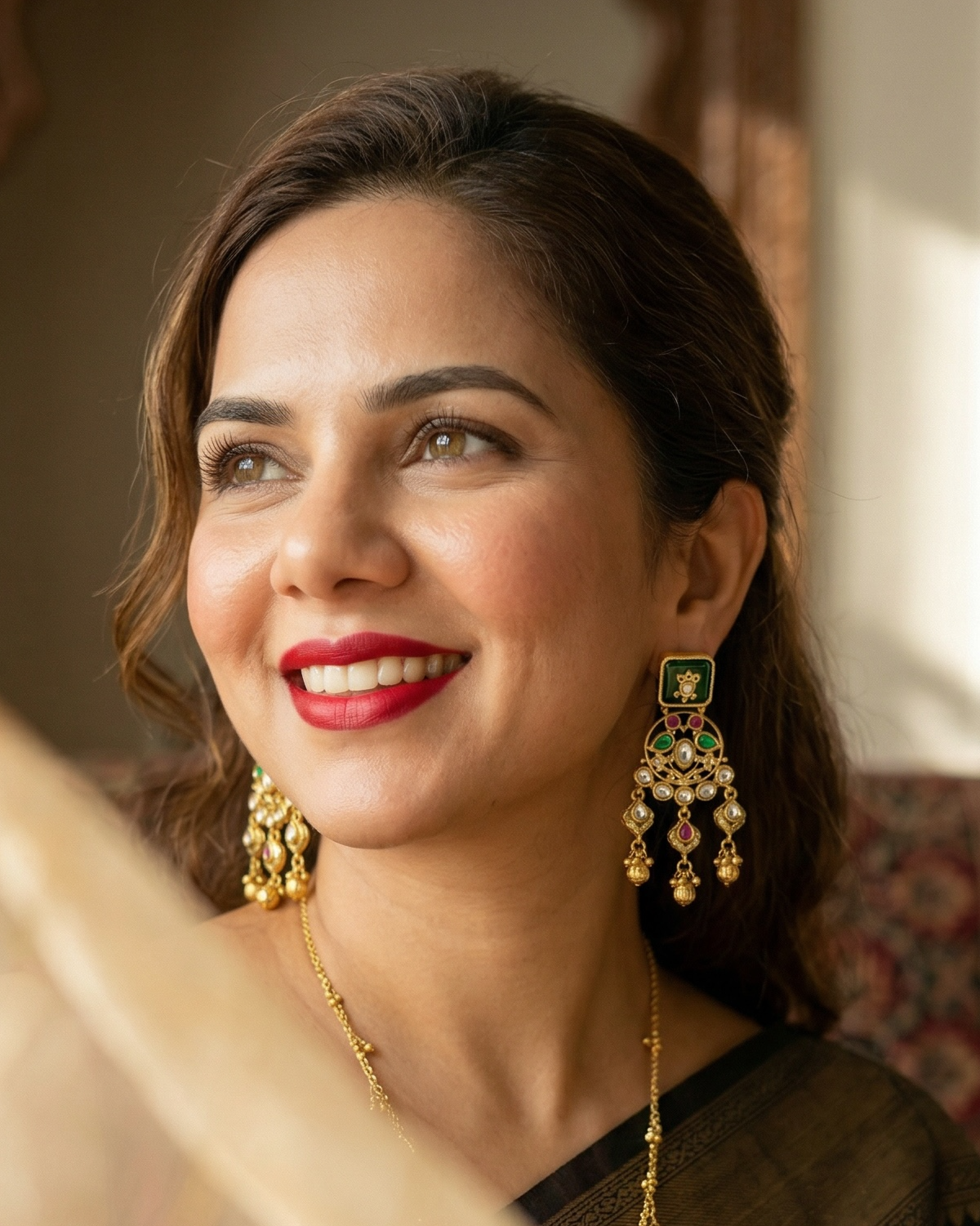 Amara Lariat Heritage Necklace Set