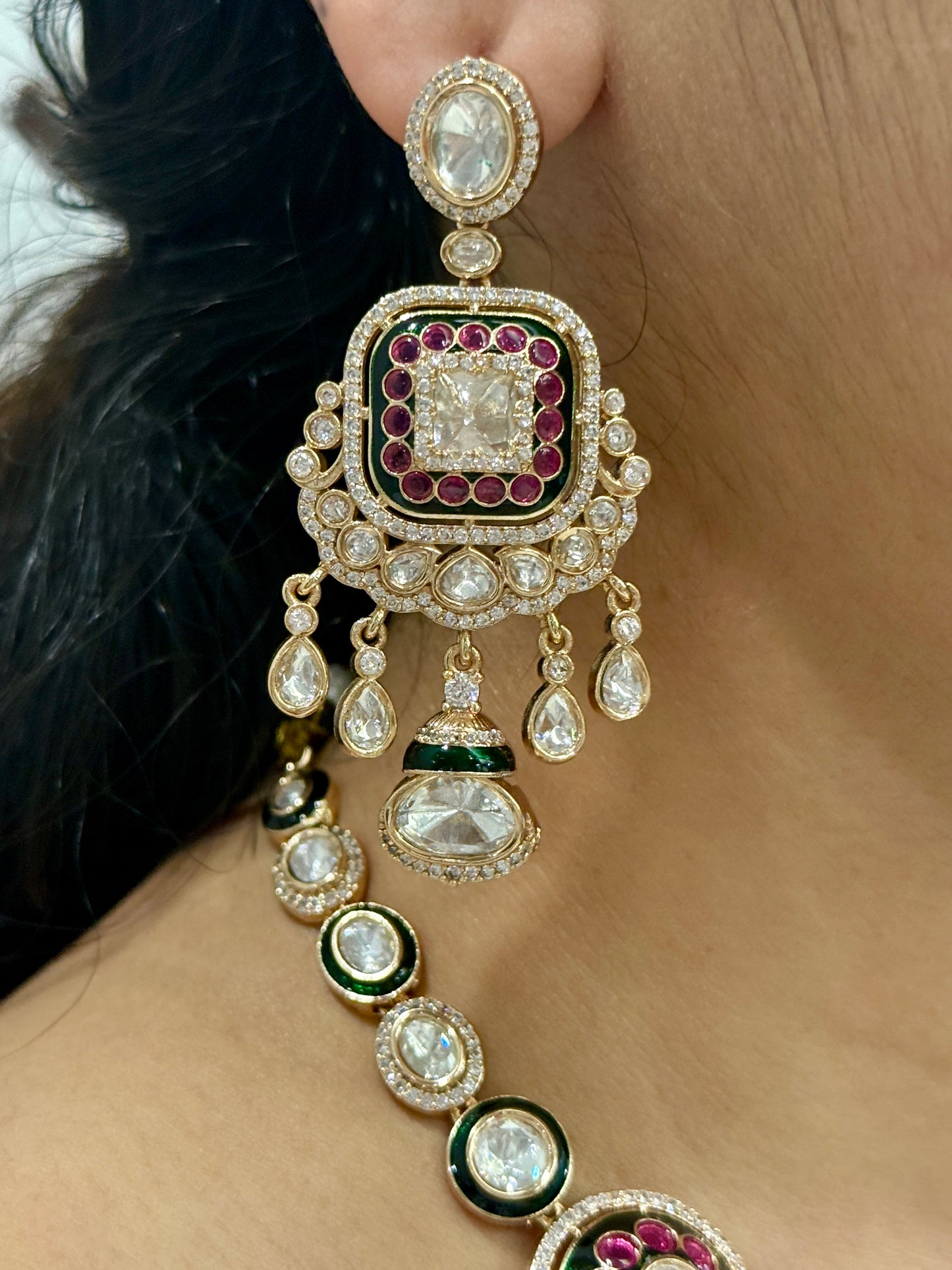 Regal Rosé Moissanite Raani Haar
