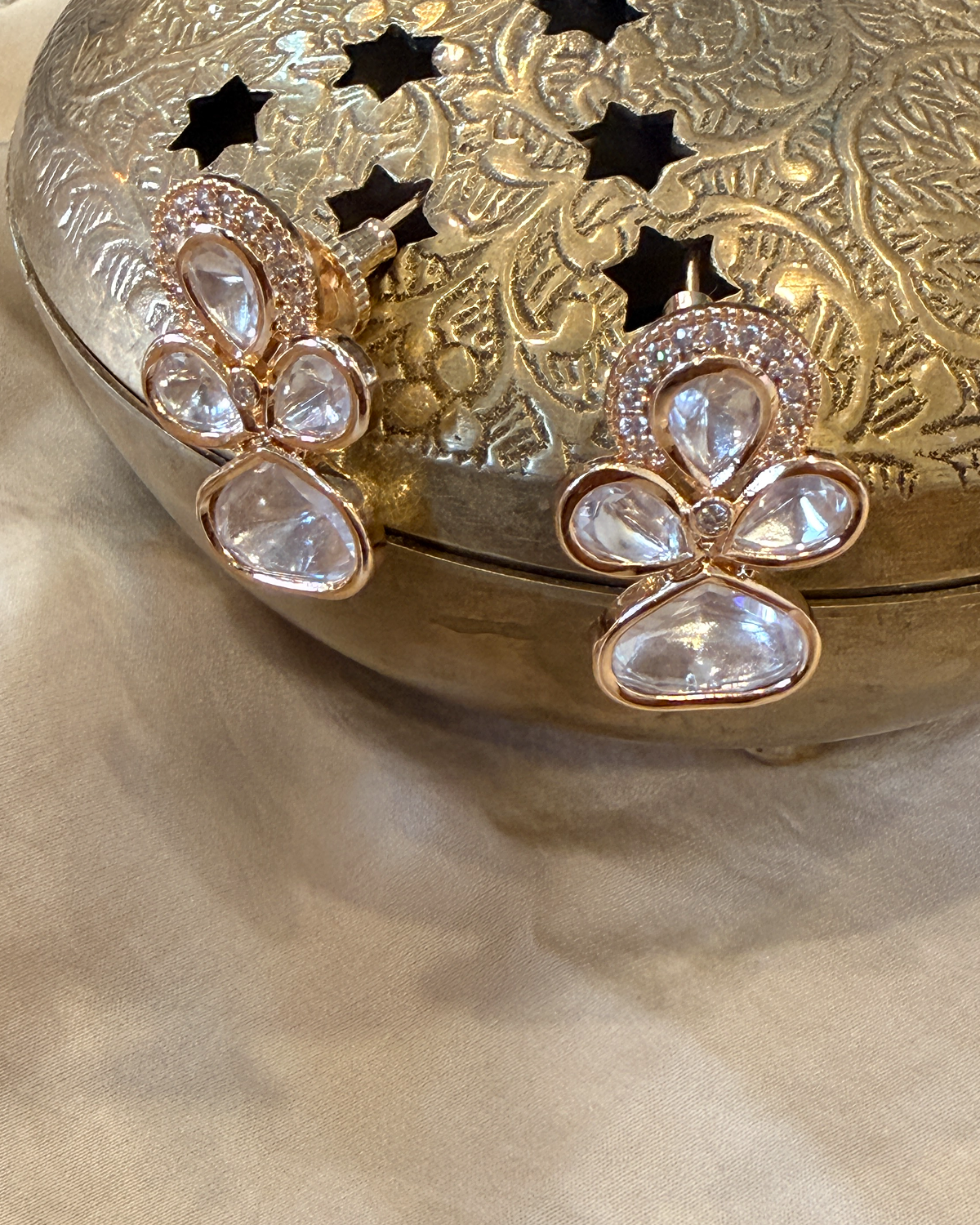 Ivory Bloom Polki Necklace
