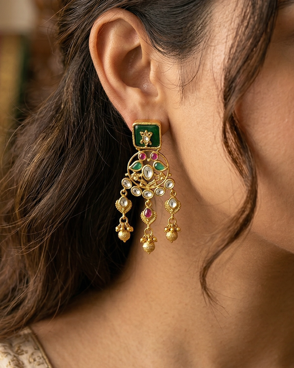 Amara Lariat Heritage Necklace Set