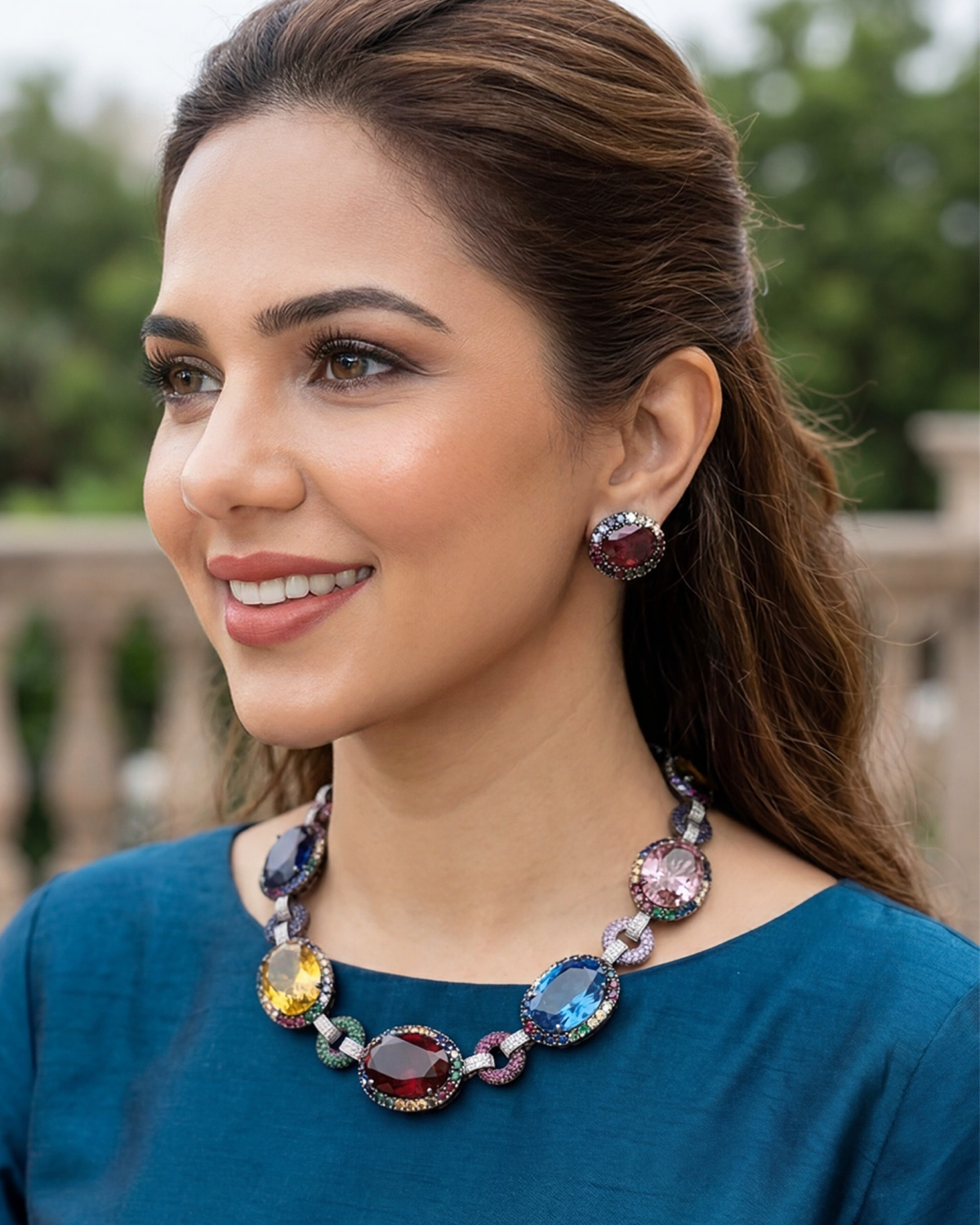 Azelia Prism Svaroski Necklace