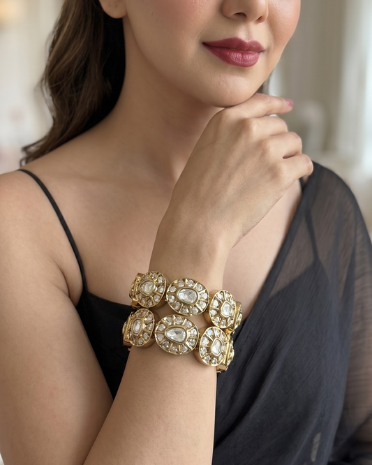 Inayat Uncut Moissanite Bangles
