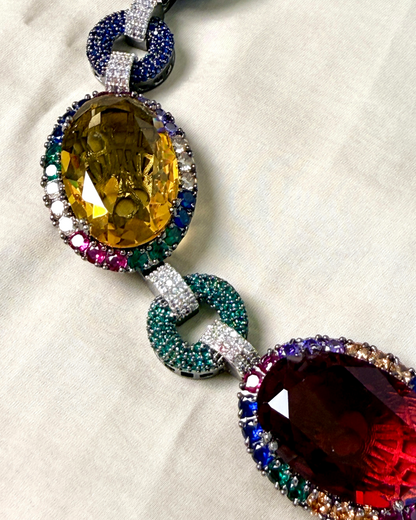 Azelia Prism Svaroski Necklace