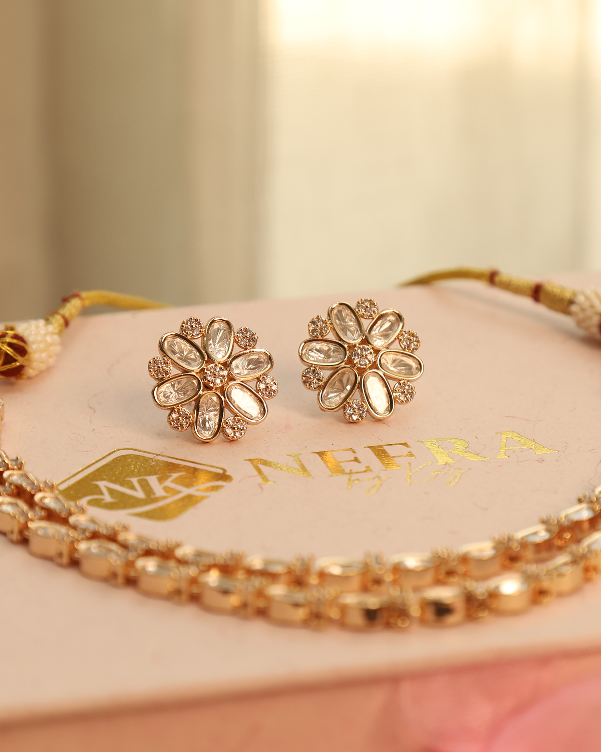 Sitara Double-Layer Polki Necklace