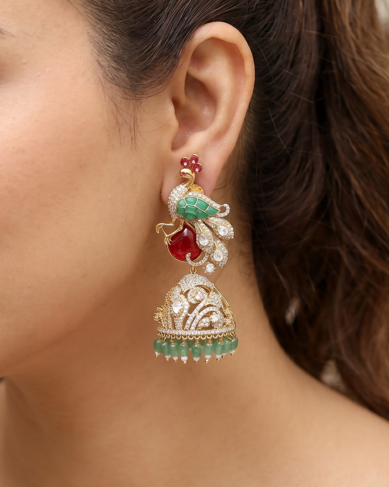 Mayuri Rang Jhumka