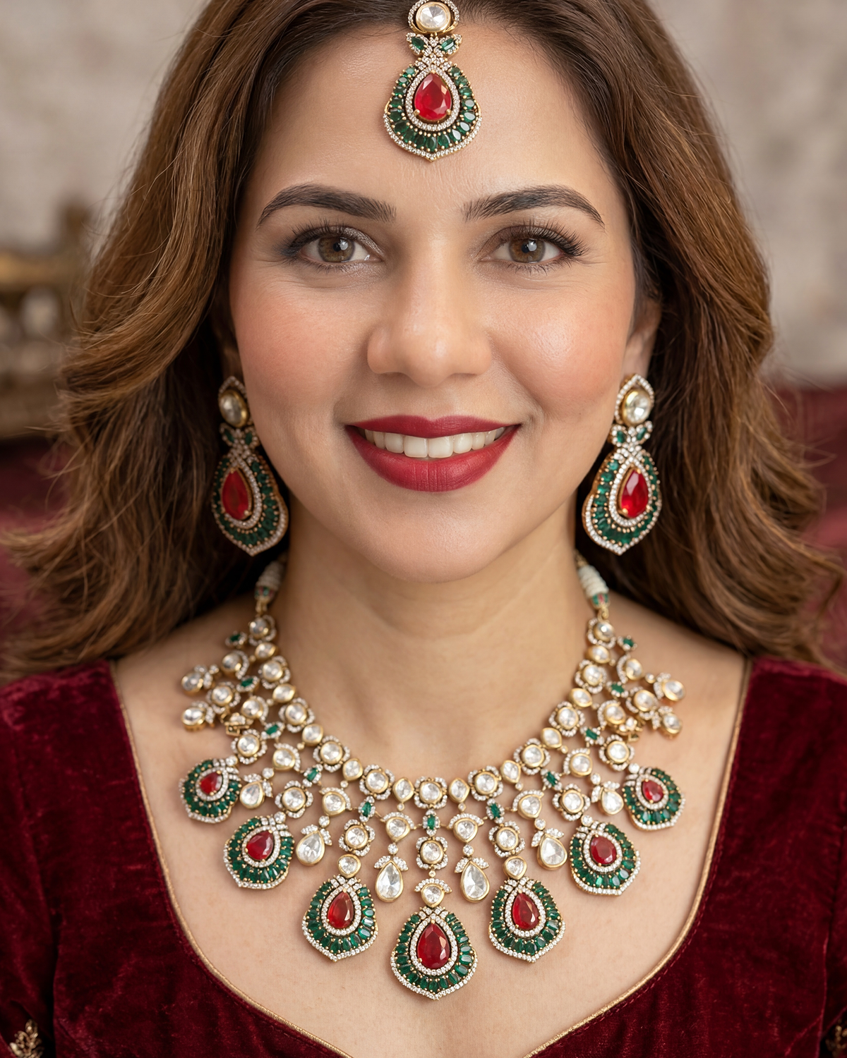 Siara Victorian Moissanite Bridal Set