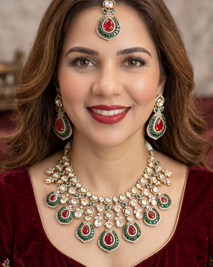 Siara Victorian Moissanite Bridal Set