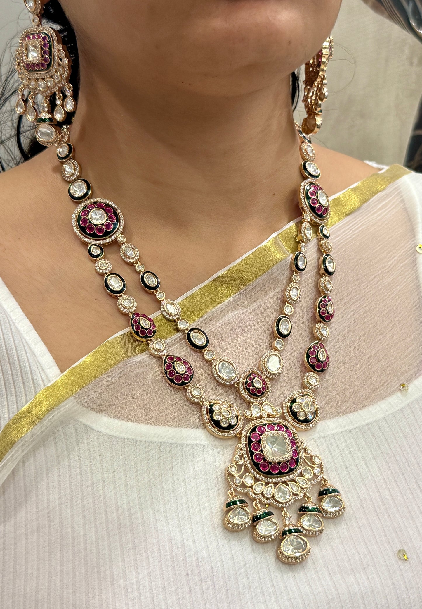 Regal Rosé Moissanite Raani Haar
