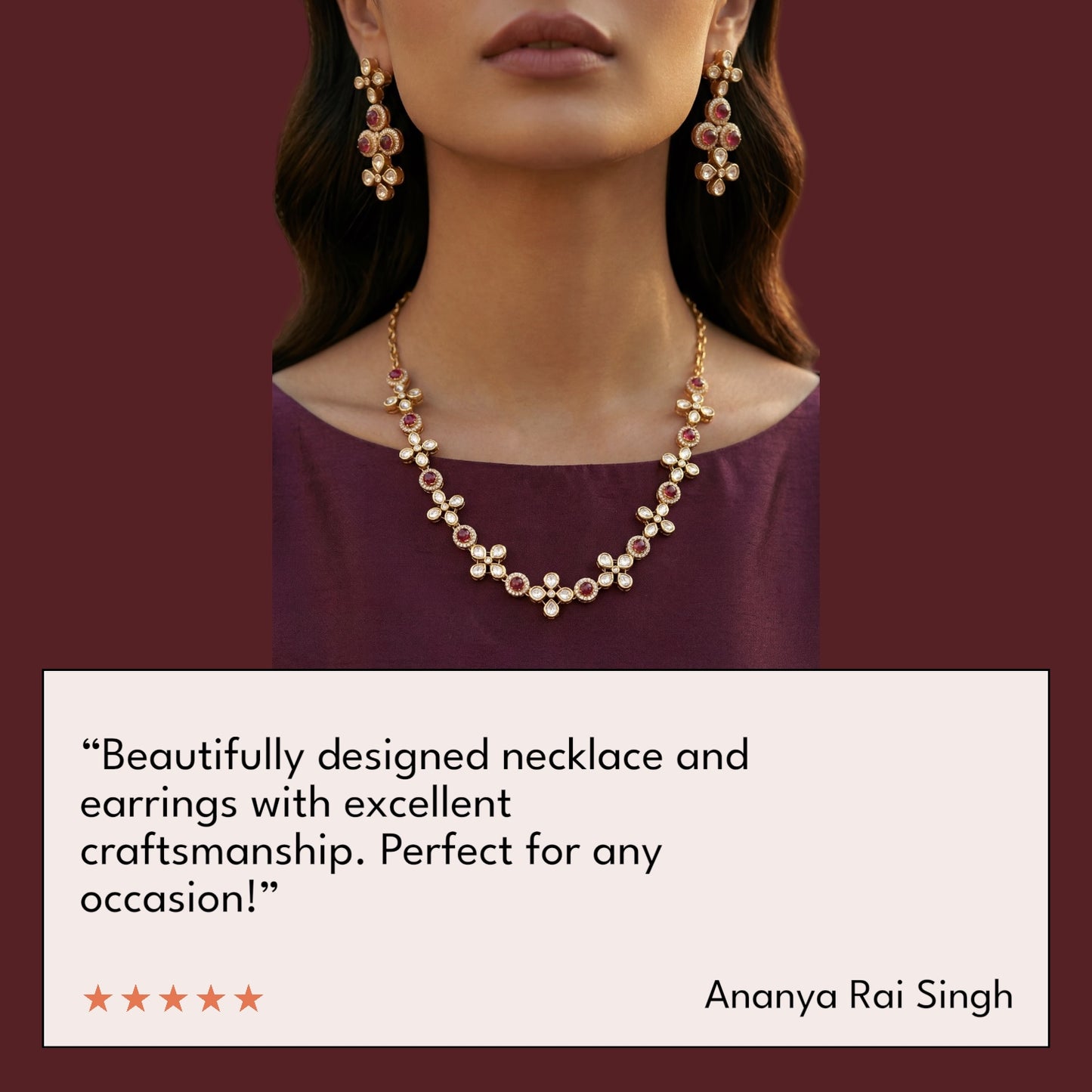 Saira Bloom Kundan Necklace