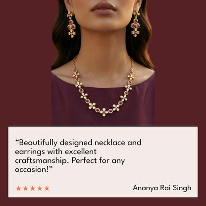 Saira Bloom Kundan Necklace