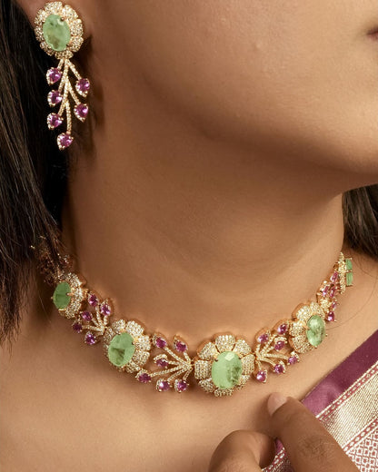 Ahana Leaf Choker