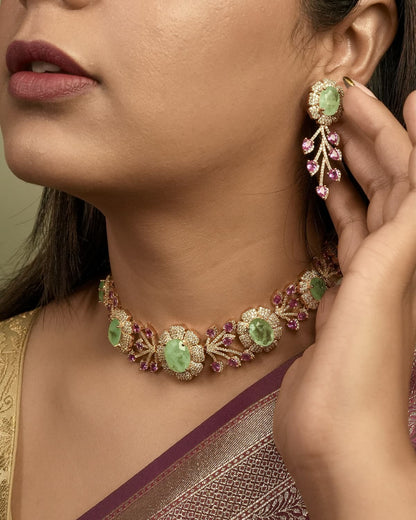 Ahana Leaf Choker