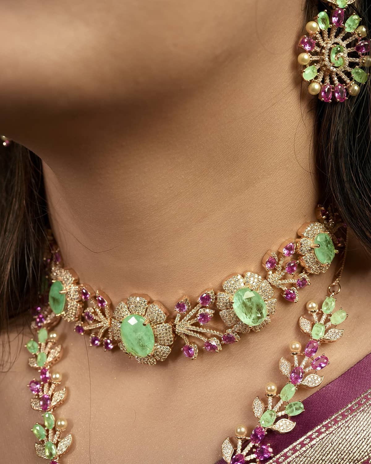 Ahana Leaf Choker