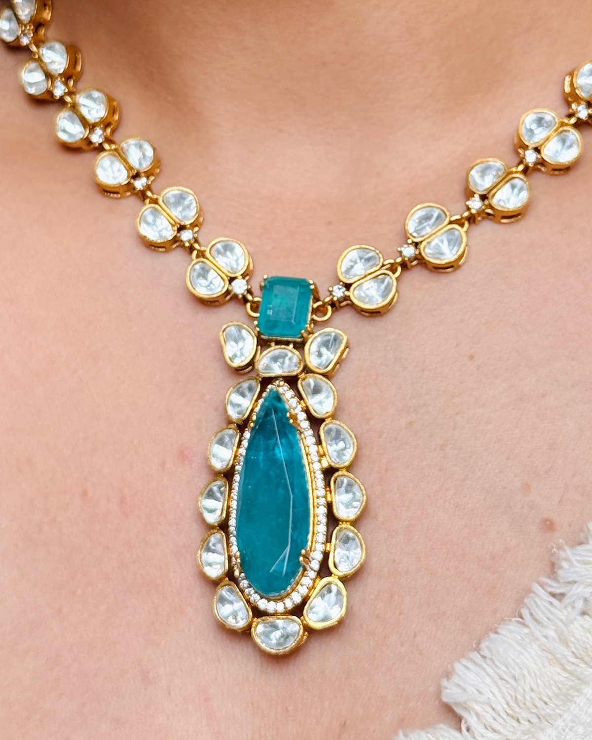 Aria Uncut Polki Necklace