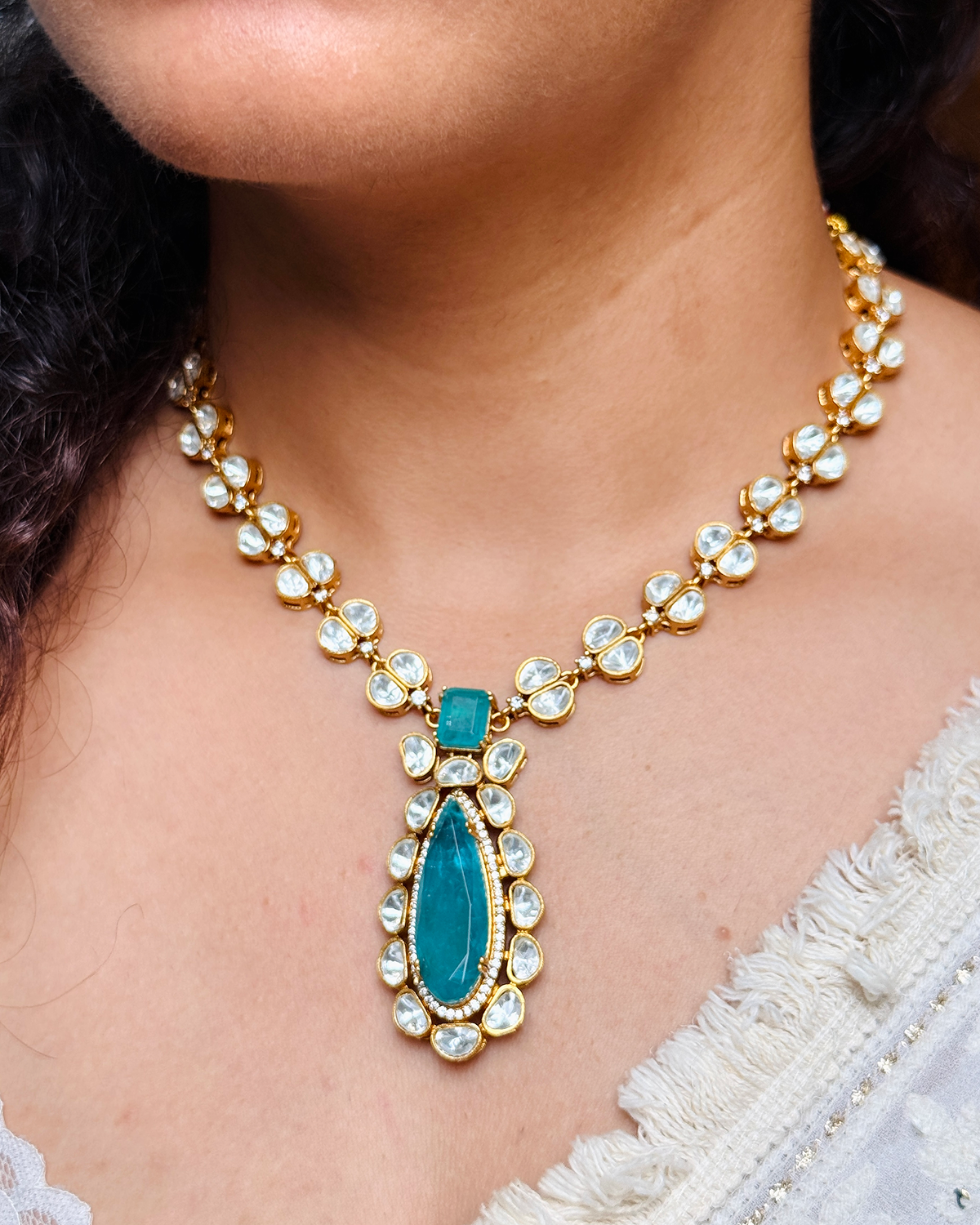 Aria Uncut Polki Necklace