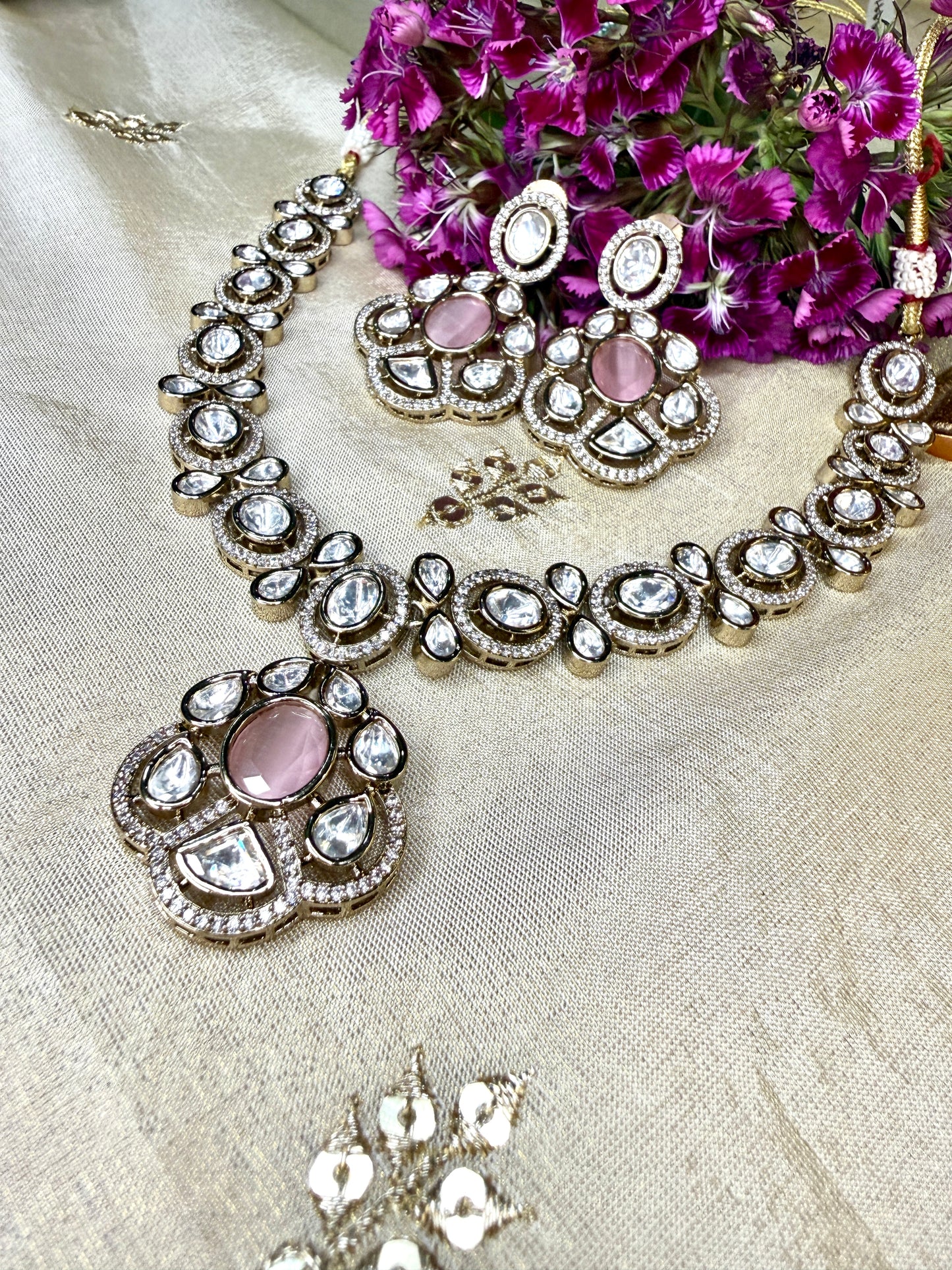 Blush Aurelia Moissanite Set