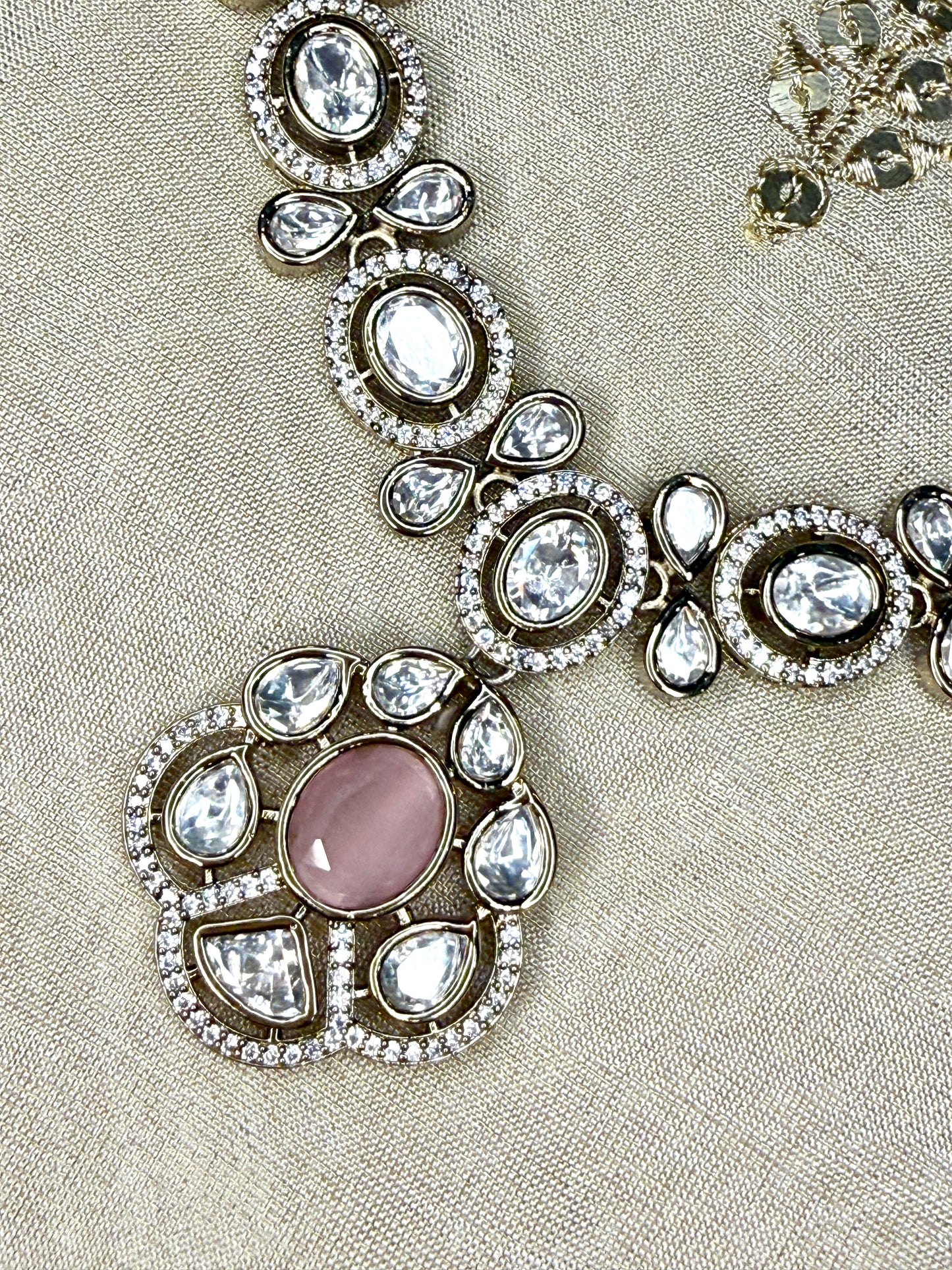 Blush Aurelia Moissanite Set